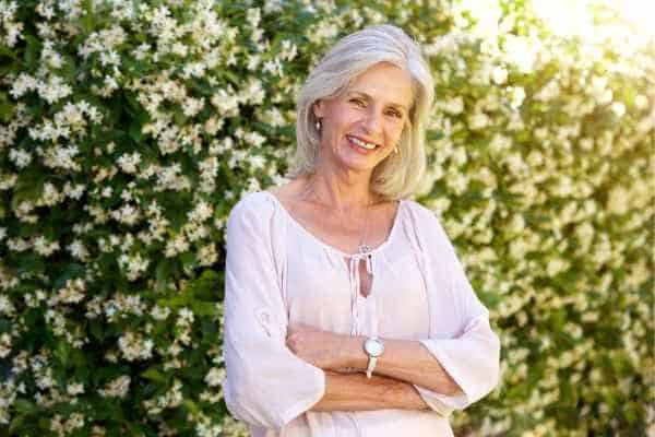 Older woman happy with urinary incontinence treatment Uckfield