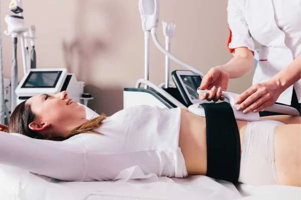 woman having body sculpting to help improve her body image and her mental health Uckfield