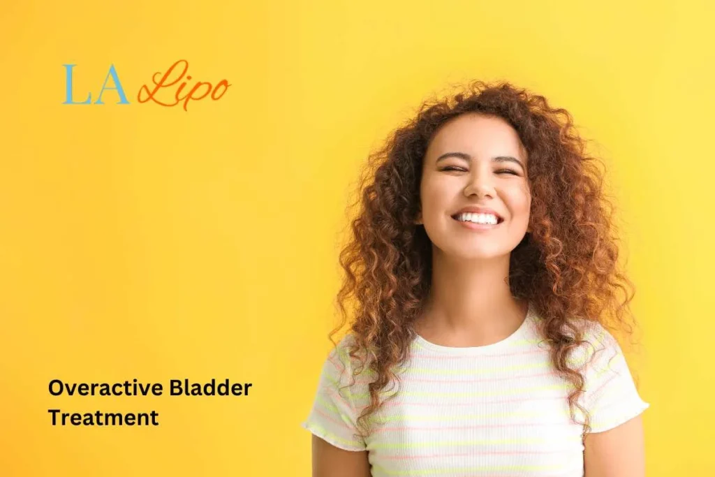 woman smiling about overactive bladder treatment Uckfield solutions